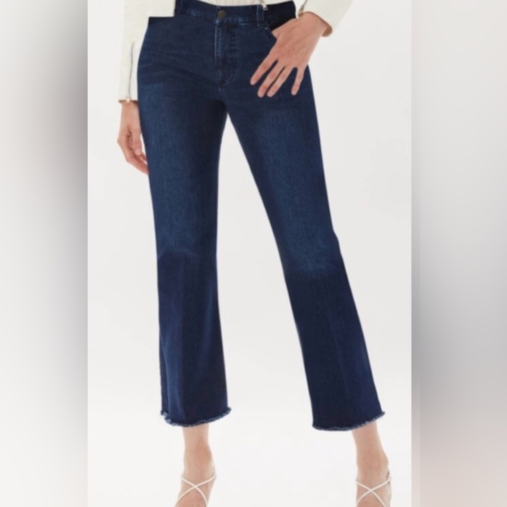 Ecru La Cienega Straight Leg Cropped Jeans | Dark Indigo | NWOT | Size 4